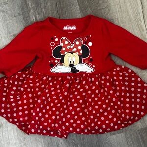 Disney Red Minnie Mouse Graphic Tee